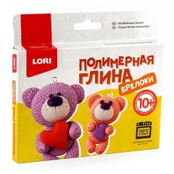 Полимерная глина.Брелоки "Влюблённые мишки"