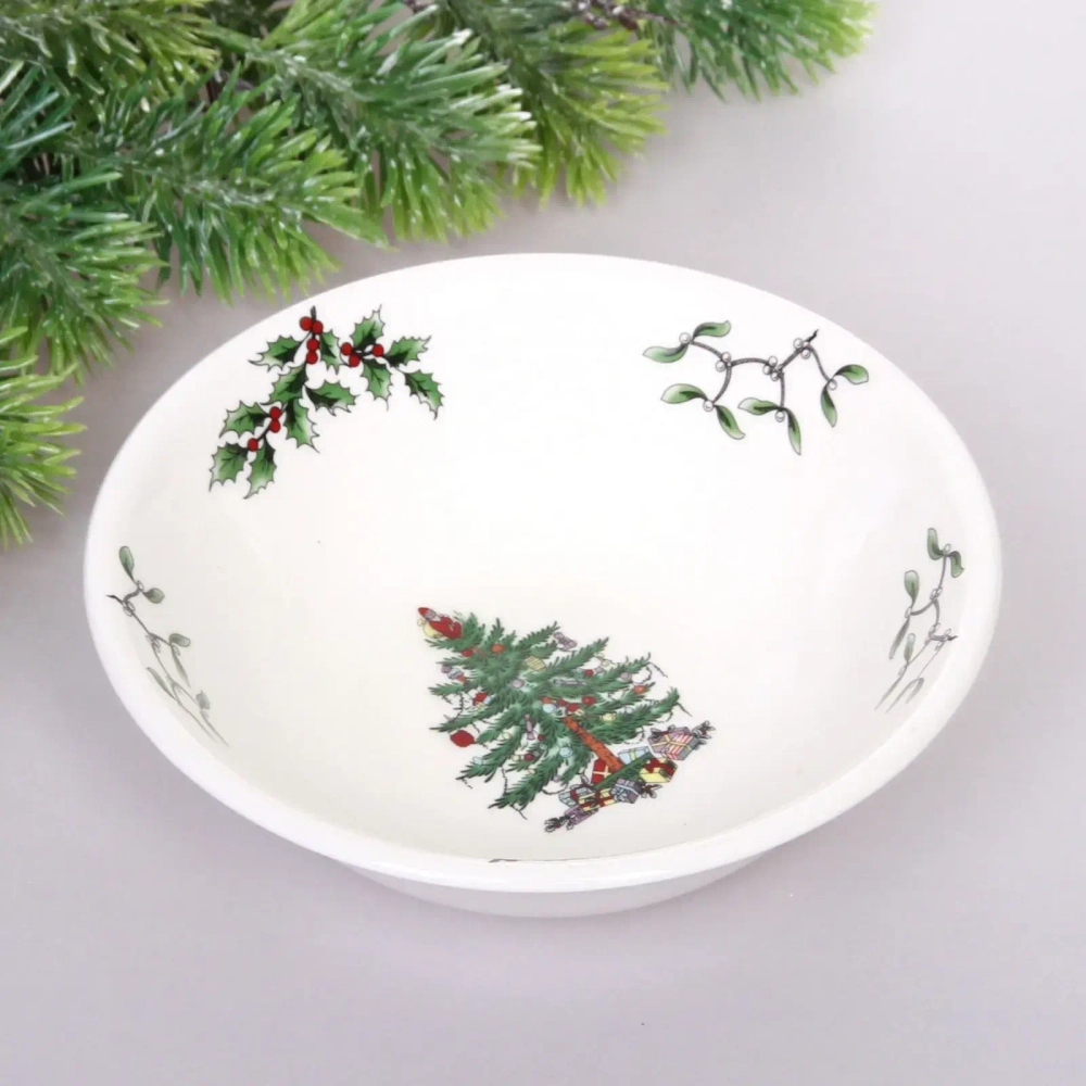 Салатник керамический «Ёлочка» 15*5,5см