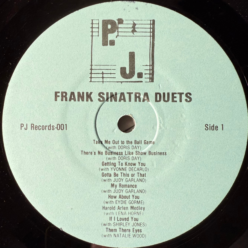 Frank Sinatra ‎– The Frank Sinatra Duets (США 1984г.)