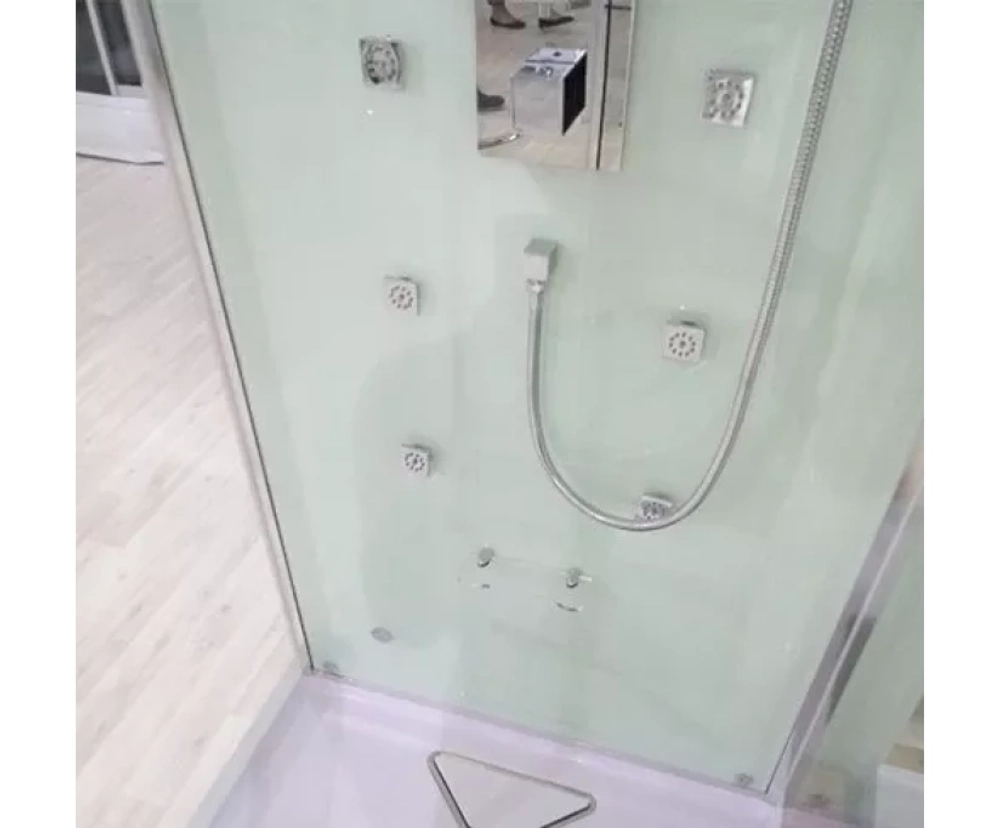 Душевая кабина WeltWasser (ВельтВассер) Maine 90/90 L, с низким поддоном, с электрикой и ГМ, 90x90x220