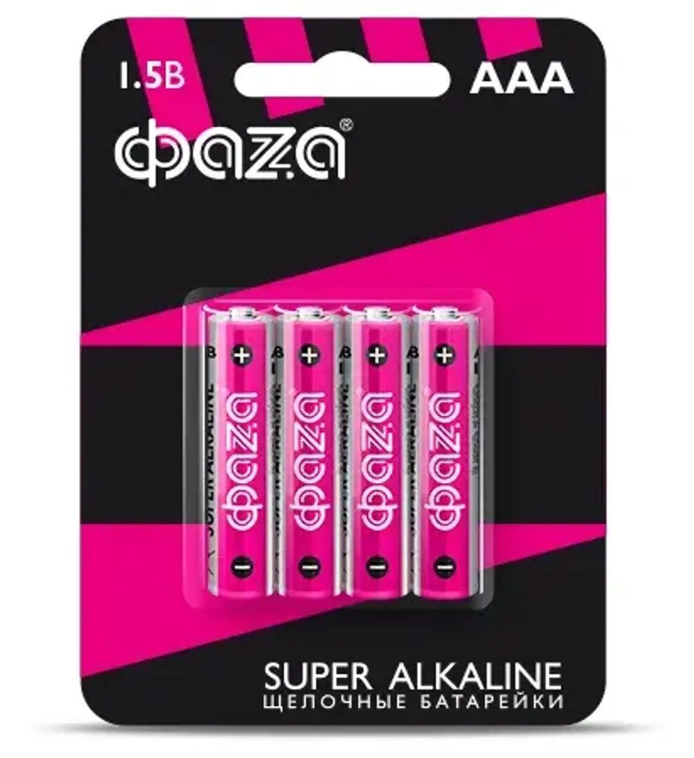 Батарейки ААА LR03 Фаzа, 4шт