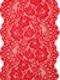 03-275 Кружево эластичные реснички 23 см, красный 100