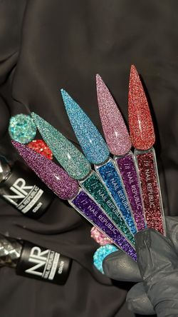 NR Гель-лак Flash 16 - Светоотражающий морская волна, 10 мл