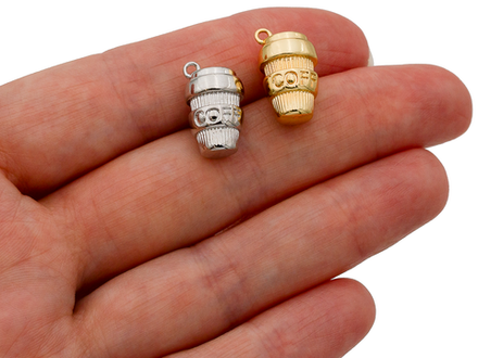 Подвеска "Стакан "Coff", 17мм