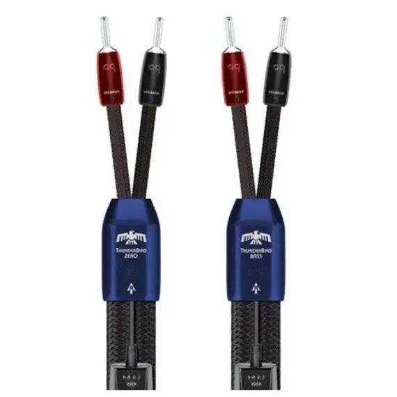 AudioQuest ThunderBird Zero + ThunderBird Bass BiWire Banana 3.0 m