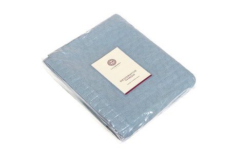 Покрывало 240x260 Luxberry Moss голубое