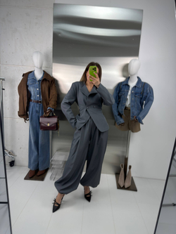 Костюм женский арт. 9221 цвет "серый"