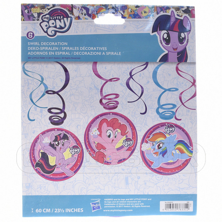 Спираль My Little Pony 46-60 см 6 шт. #1501-3952