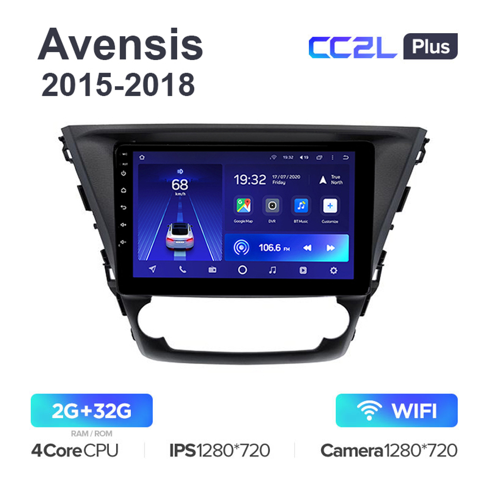 Teyes CC2L Plus 10,2"для Toyota Avensis 2015-2018