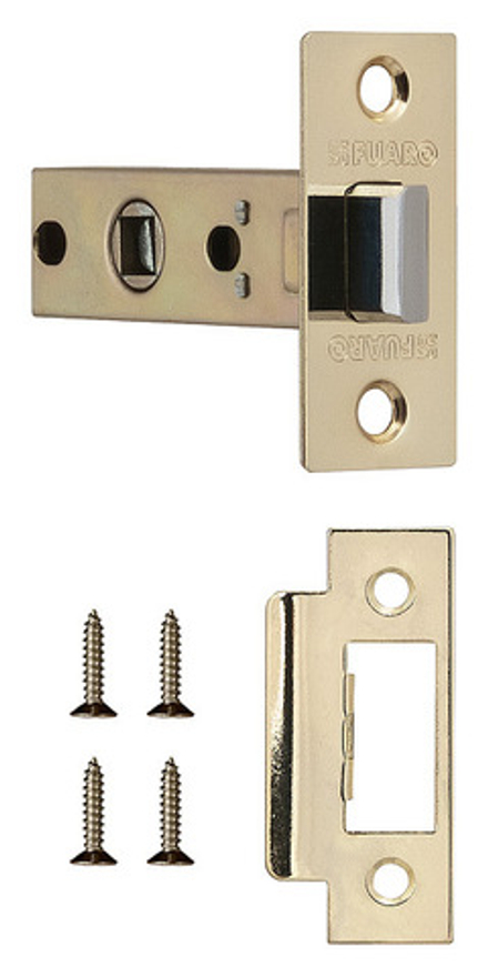 Защелка врезная METF12-45-25 (F12-45-25) GP латунь