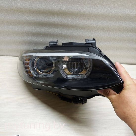 Передние фары ANGEL EYES LED BLACK HID для BMW 3 E92 E93