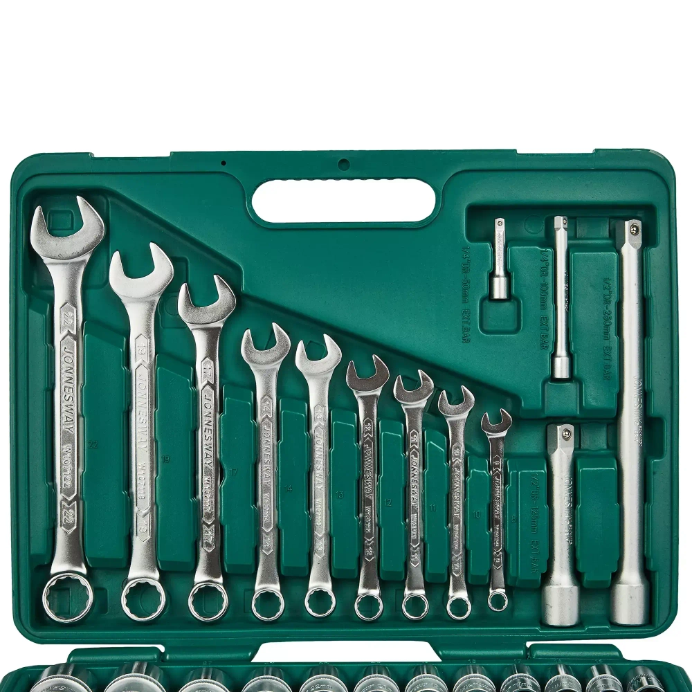 Набор инструмента универсальный 1/4", 1/2"DR, 82 предмета, лимитированная серия JONNESWAY S04H92482S