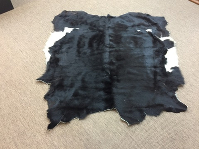 Шкура коровы, натуральная, выделанная, ковёр