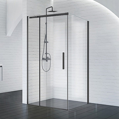 Душевой уголок BelBagno Acqua AH-1 120х90 C NERO