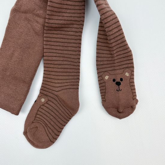 Колготки махровые, Коричневые