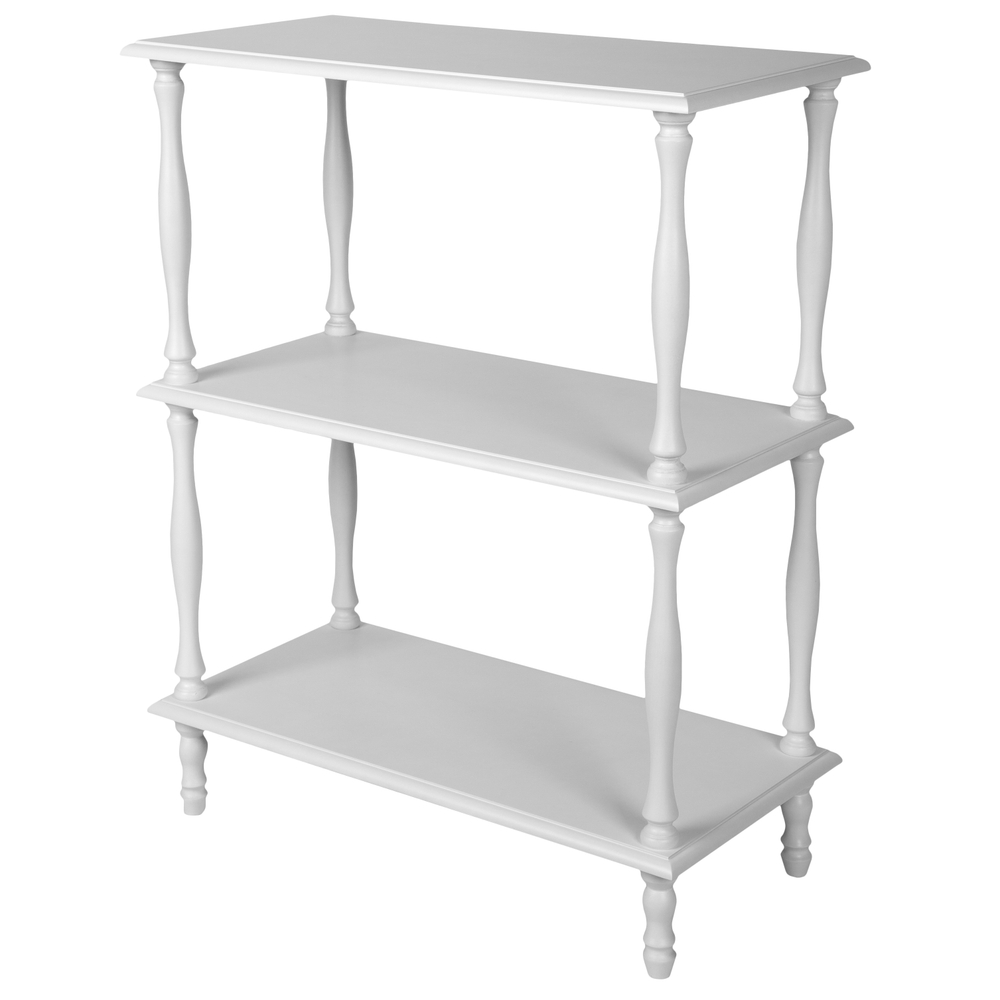 Этажерка Мебелик П 9 белый