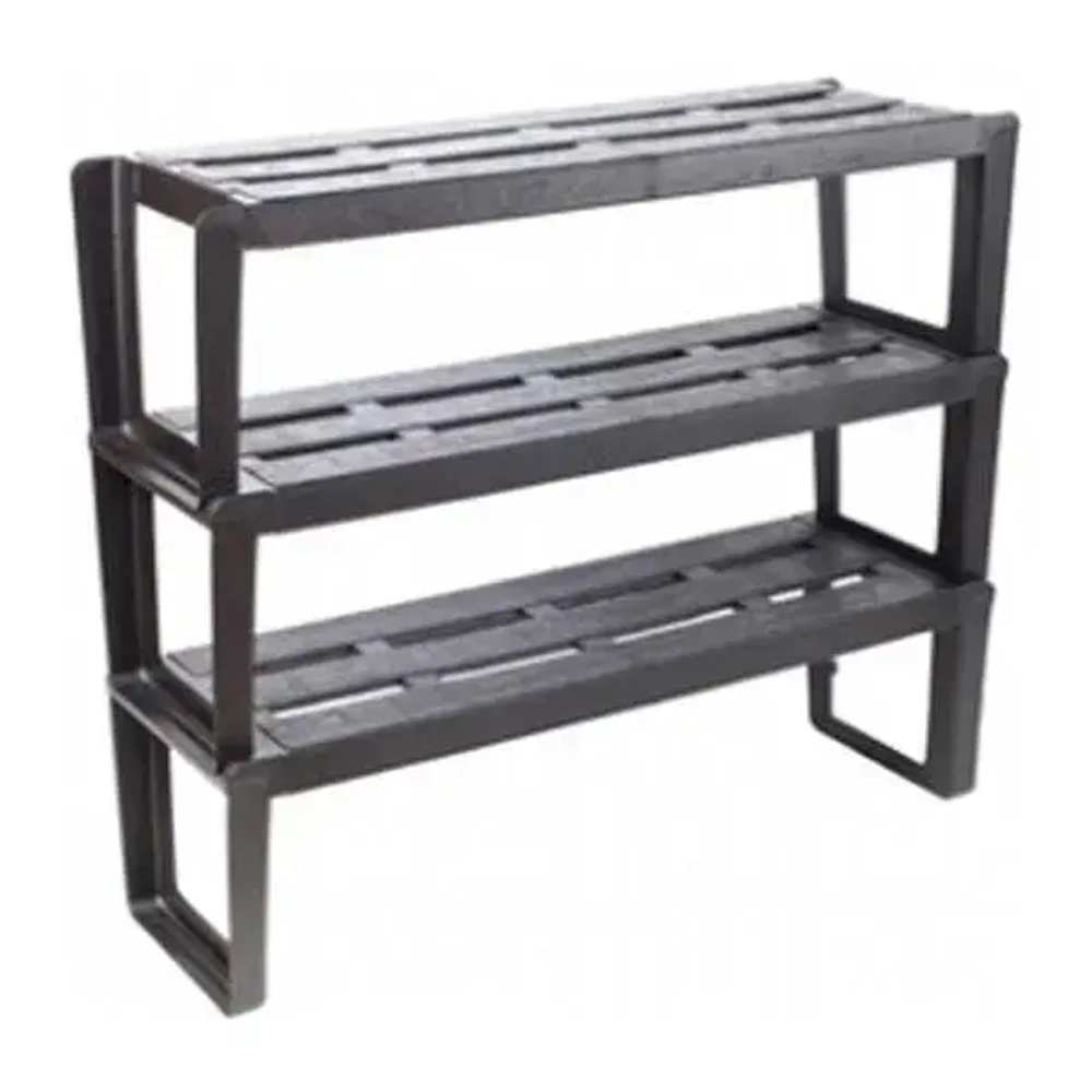 Этажерка для обуви Slip 3-х секционная (шоколадный)