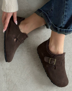 Биркенштоки из натуральной замши