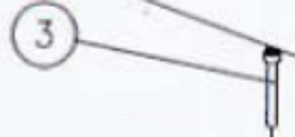 Запчасть №3 для Hybest GSR40A. Болт с внутренним шестигранником