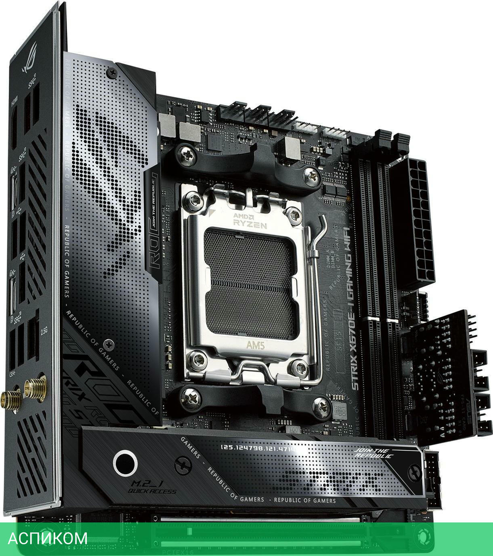 Материнская плата ASUS Rog Strix X670E-I Gaming WiFi DDR5