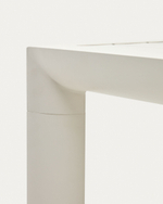 Culip Алюминиевый уличный стол с порошковым покрытием белого цвета 180 x 90 см