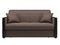 Диван Лион 1,2 - Велютто/Velutto 23 шоколад/накладка венге