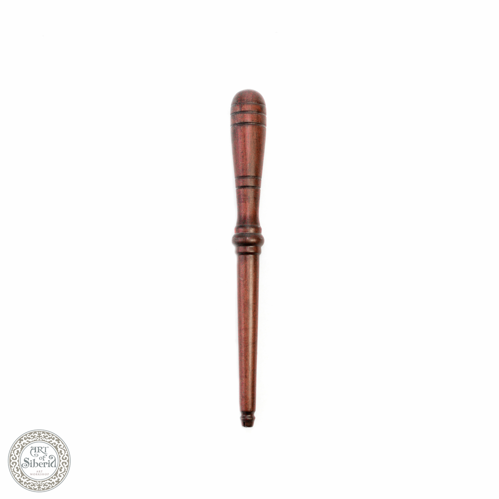 Деревянная клубочница-намотка из древесины сибирский кедр для пряжи. KL1