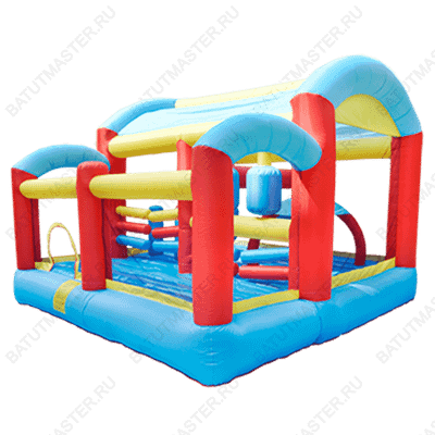 Батут для дачи "Мир приключений" 4,05*3,9*2,9 м