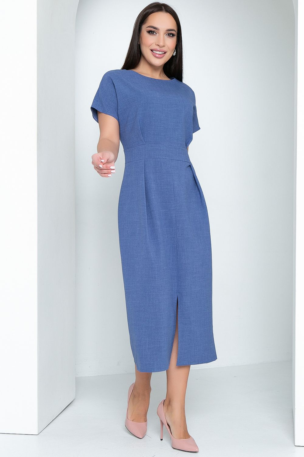 Платье Виктория Хит (джинс) Diolche