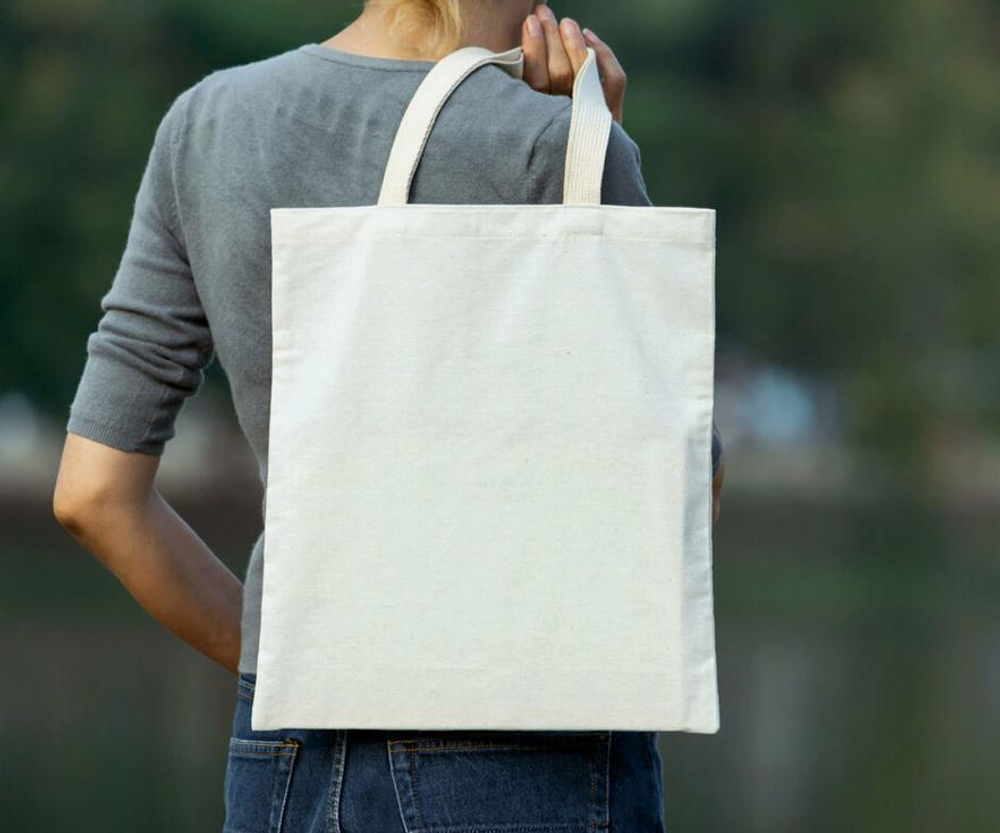 Сумка шоппер белая