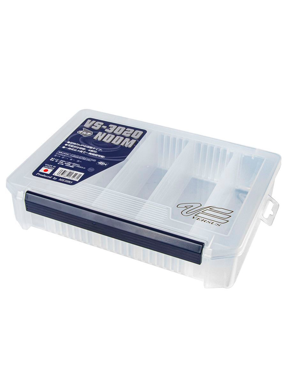 Коробка рыболовная Meiho Versus VS-3020NDDM Clear 255x190x60
