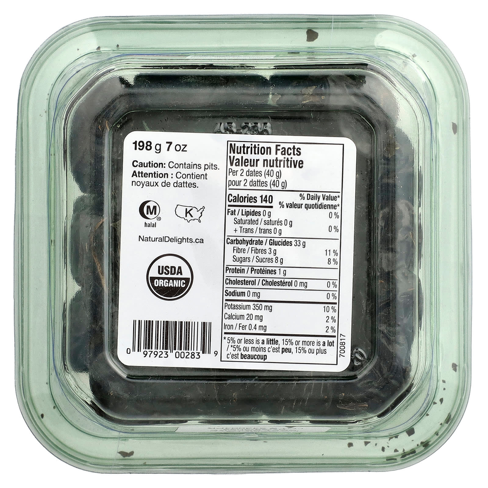 Natural Delights, финики аджва аль-медина, 198 г (7 унций)