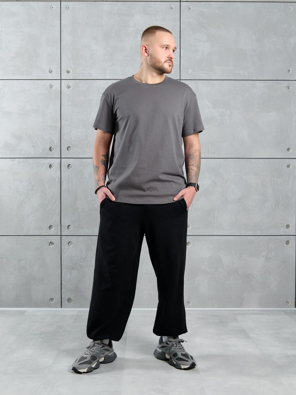 Фуфайка (футболка) мужская Джек-1 Виотекс ГРАФИТОВЫЙ