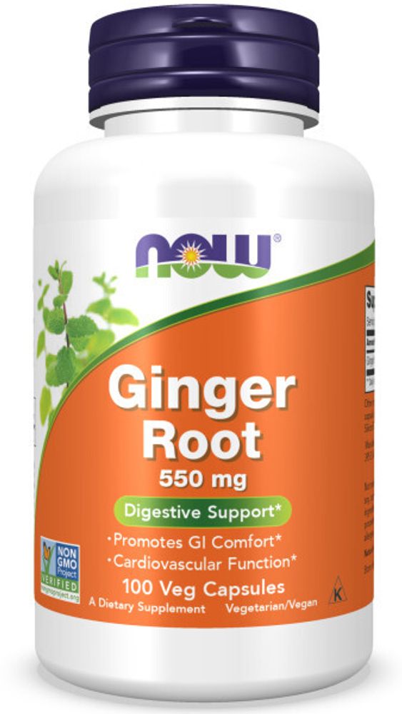 Ginger Root 550 mg 100 vcaps