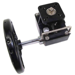 Quarter-turn gearbox Elephant HDM, body material - aluminium alloy