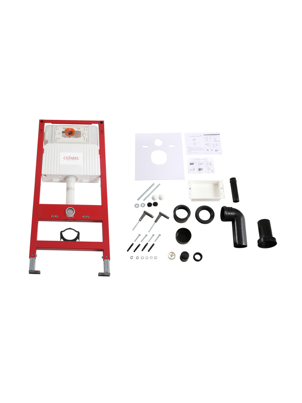 Инсталляция для подвесного унитаза Cezares CZR-201-P пневматическое управление