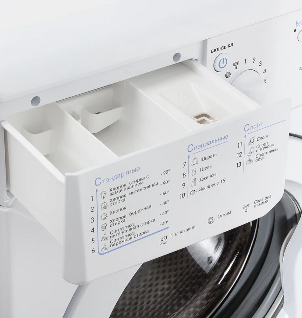 Стиральная машина Indesit IWSB 5085 (CIS) (5 кг, 16 программ, 800 об/мин)