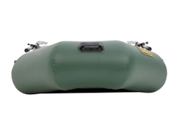 Гребная лодка ПВХ MAGNUM PRO 300 (Зеленая) гребная, с возможностью установки транца (2024)