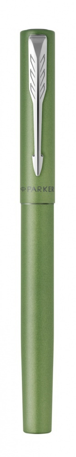 Ручка-роллер Parker Vector XL Green CT, цвет чернил black, стержень: F, в подарочной упаковке.