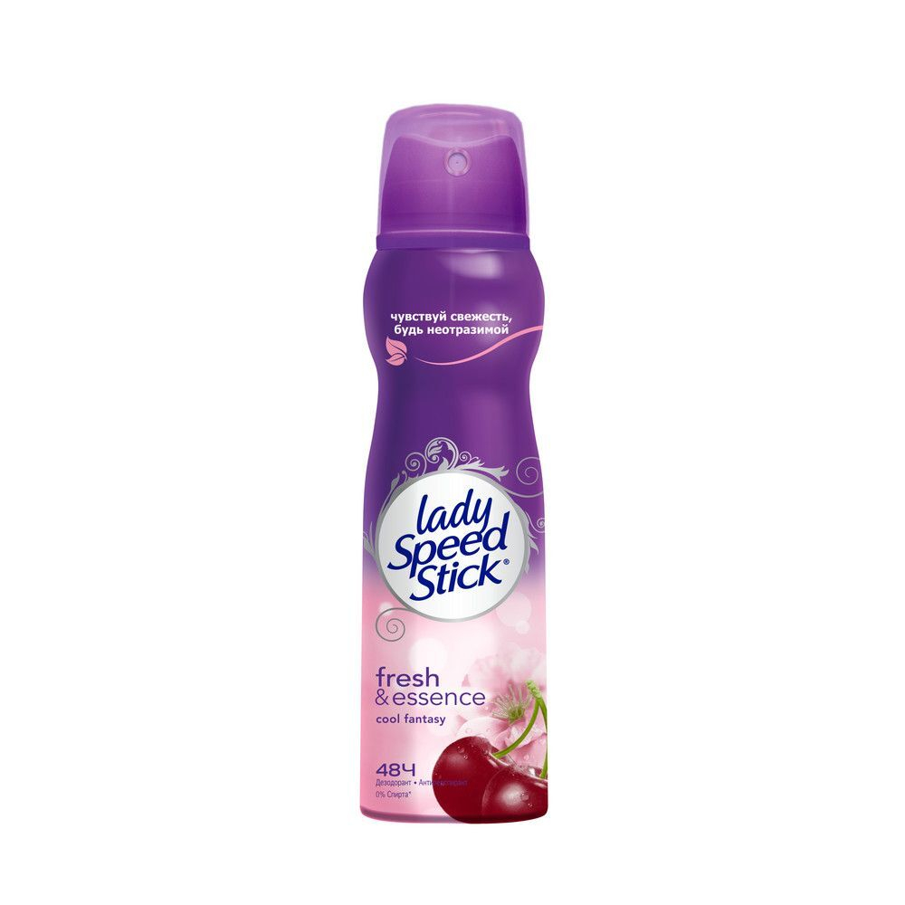 Lady Speed Stick дез. СПРЕЙ 150мл ЦВЕТОК ВИШНИ *6*12