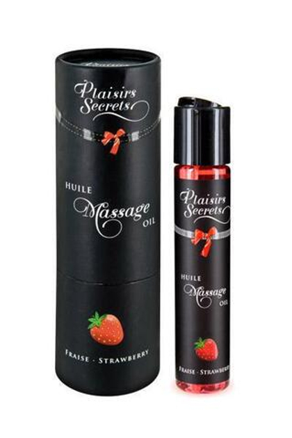 MASSAGE OIL STRAWBERRY 59ML Массажное масло Земляника 59 мл