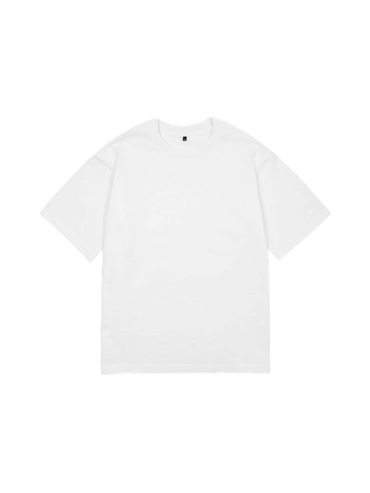 Футболка оверсайз (белый) 270 гр