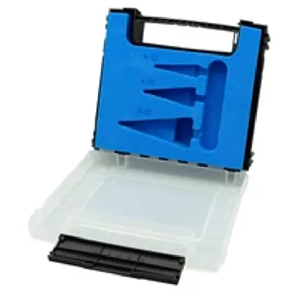 Набор ступенчатых сверл со спиралью с покрытием TiN-GOLD (2 зубца) Karnasch, арт. 21.3090