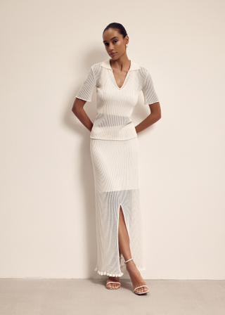 Джемпер-поло MILA, молочный