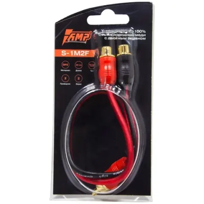 Кабель Y-RCA AMP S-1M2F