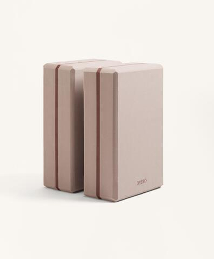 OYSHO Набор блоков для йоги, бежево-розовый