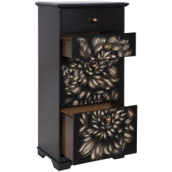 Комод Эн Берри с 4 ящиками Каштан