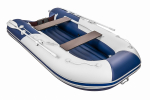 Ривьера-2900 НДНД компакт серый-синий + KAMISU T 5 BMS (комплект лодка + мотор)