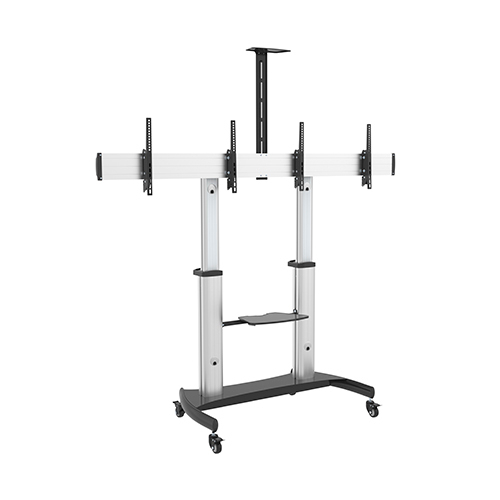 Мобильная стойка для 2-х дисплеев Wize MH255 (37"–60")