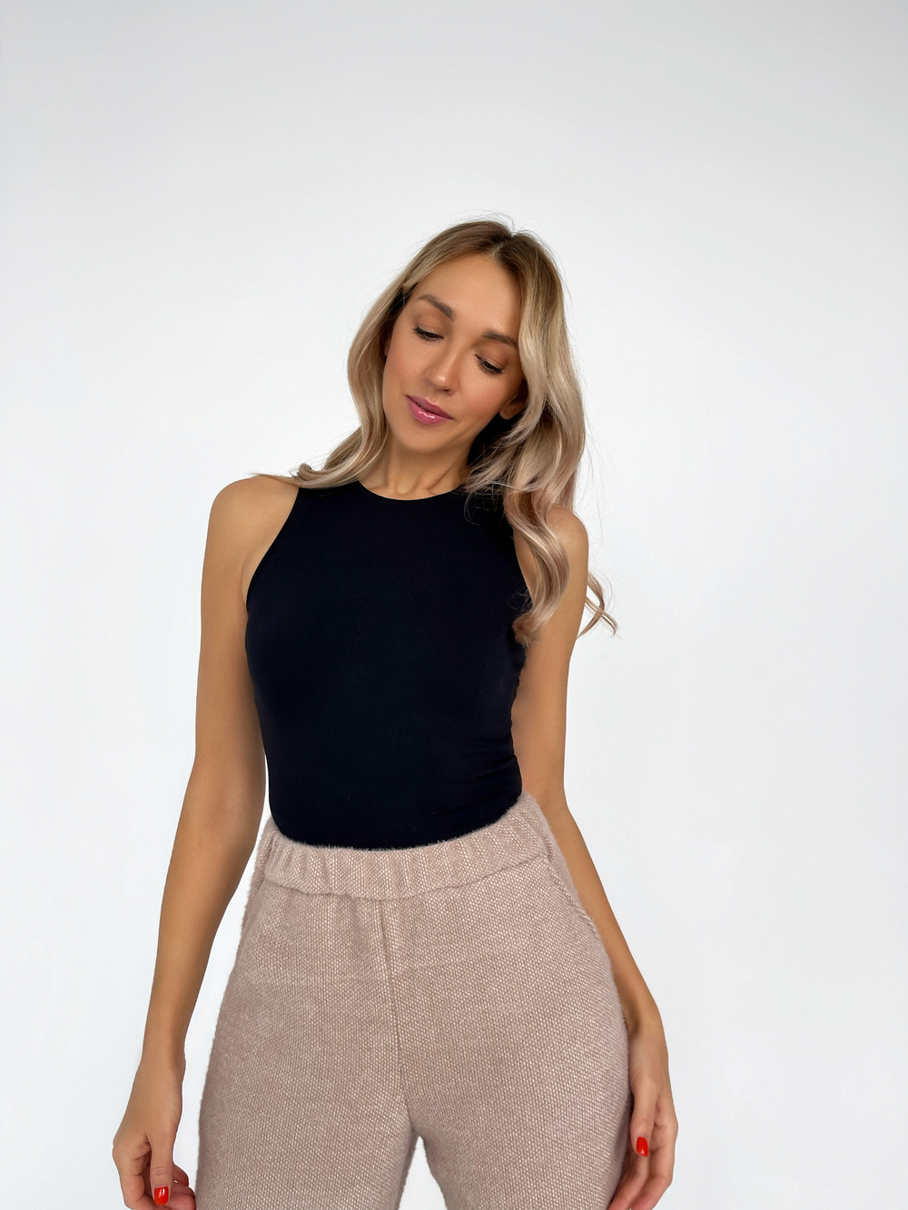 Базовый топ Черный 5